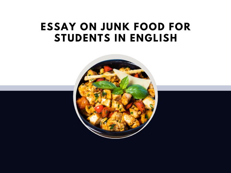 Essay on junk food  for students in english